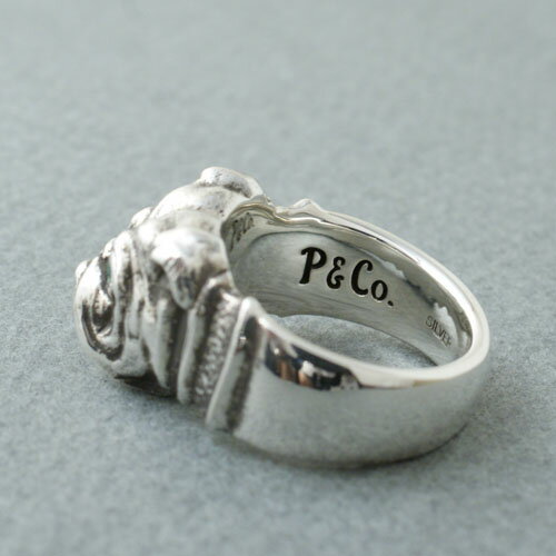 Peanuts＆Co. BULL RING SILVER Emerald custom