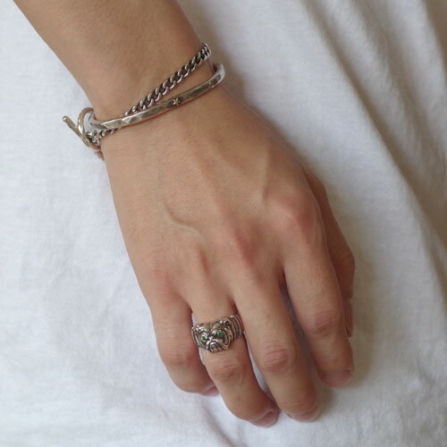 Peanuts＆Co. BULL RING SILVER Emerald custom