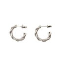 RESOL marine rope pierced earrings SV925