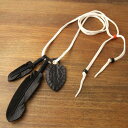 Rooster King & Co. White Lace&Black Feather Necklace(4)