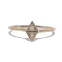 Rusty Thought Symmetry Diamond Ring