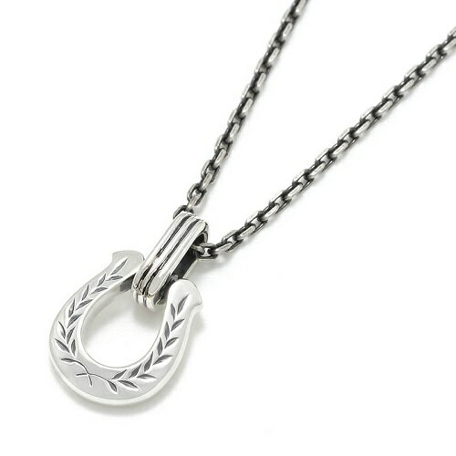 シンパシーオブソウル ネックレス メンズ ポイント5倍！SYMPATHY OF SOUL Horseshoe Amulet Necklace - Laurel