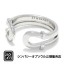 シンパシーオブソウル 指輪 メンズ SYMPATHY OF SOUL Double Horseshoe Ring Small - Silver