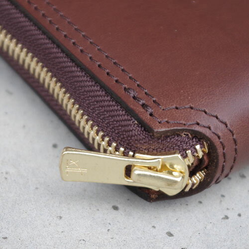 vasco LEATHER VOYAGE ROUND ZIP SHORT WALLET