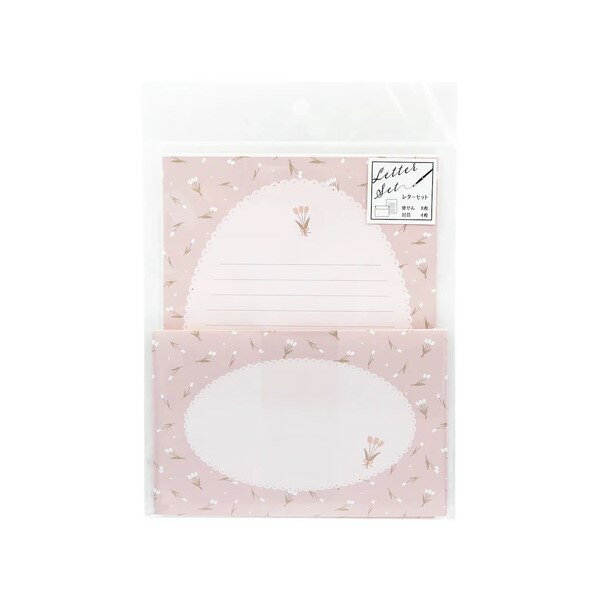 ワールドクラフトレターセット Tulip 花 おしゃれ 日本製 ギフト 夏 雑貨 手帳 文具 暑中見舞い