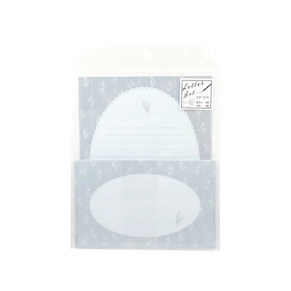 ワールドクラフトレターセット Lily of the valley 花 おしゃれ 日本製 ギフト 夏 雑貨 手帳 文具 暑中見舞い