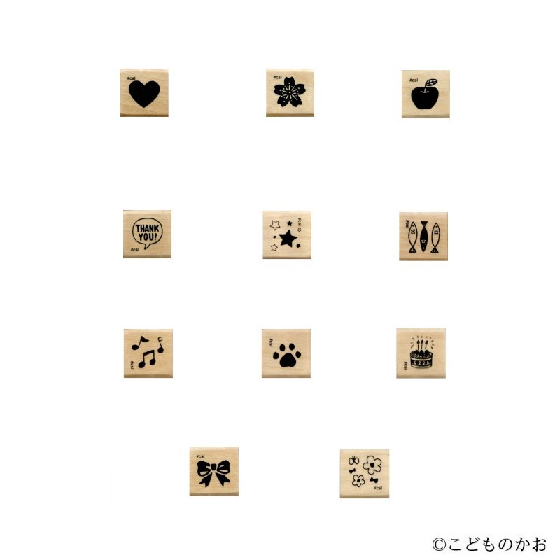 こどものかお アイラブスタンプ1630-006-016STAMP