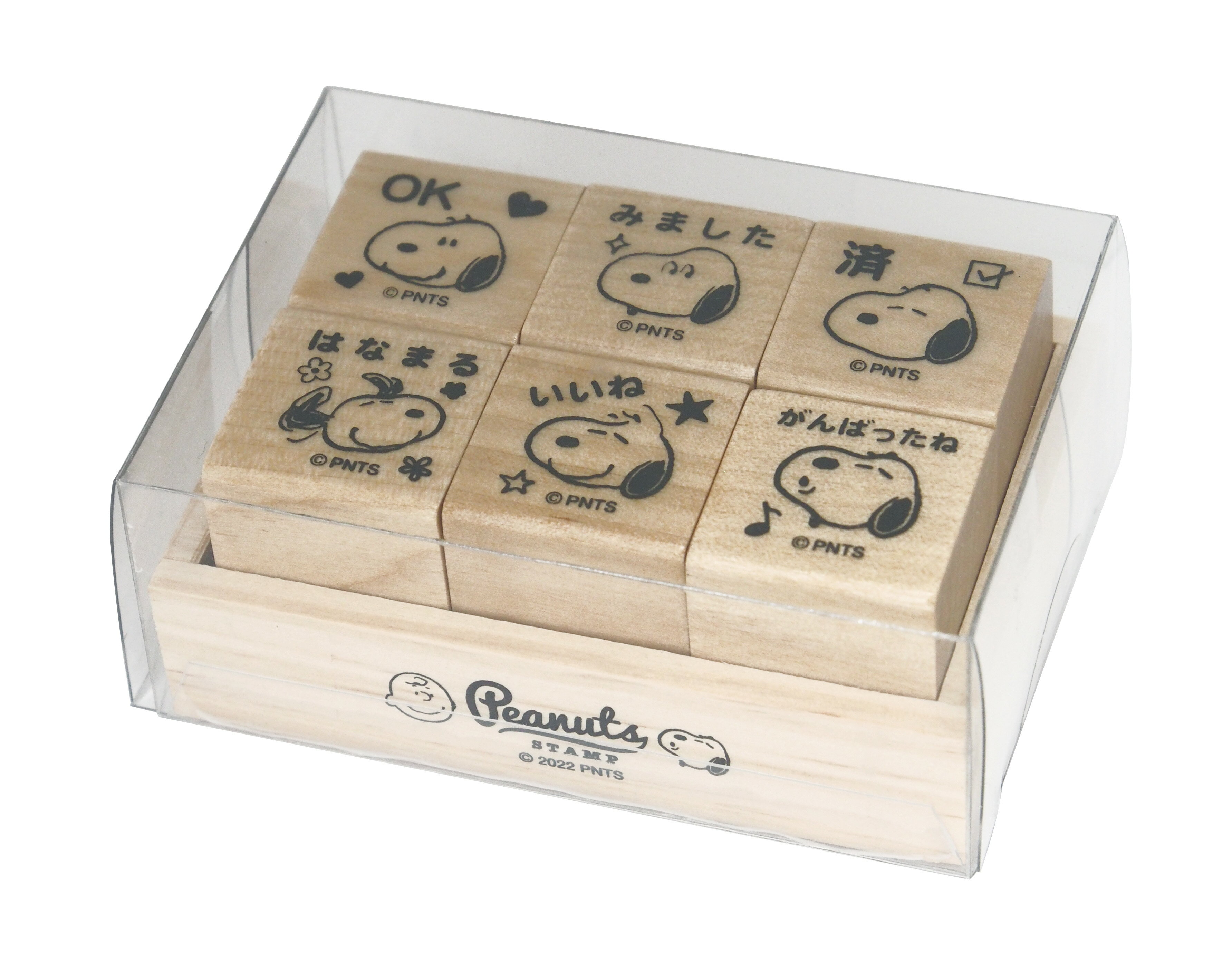 こどものかお スヌーピー6Pスタンプセット