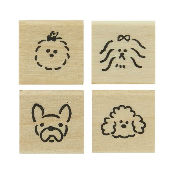 こどものかお 手帳はんこ部 0409-026 犬の顔