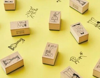サンビー ニコマスタンプメッセージ 付箋ハンコ文具女子博