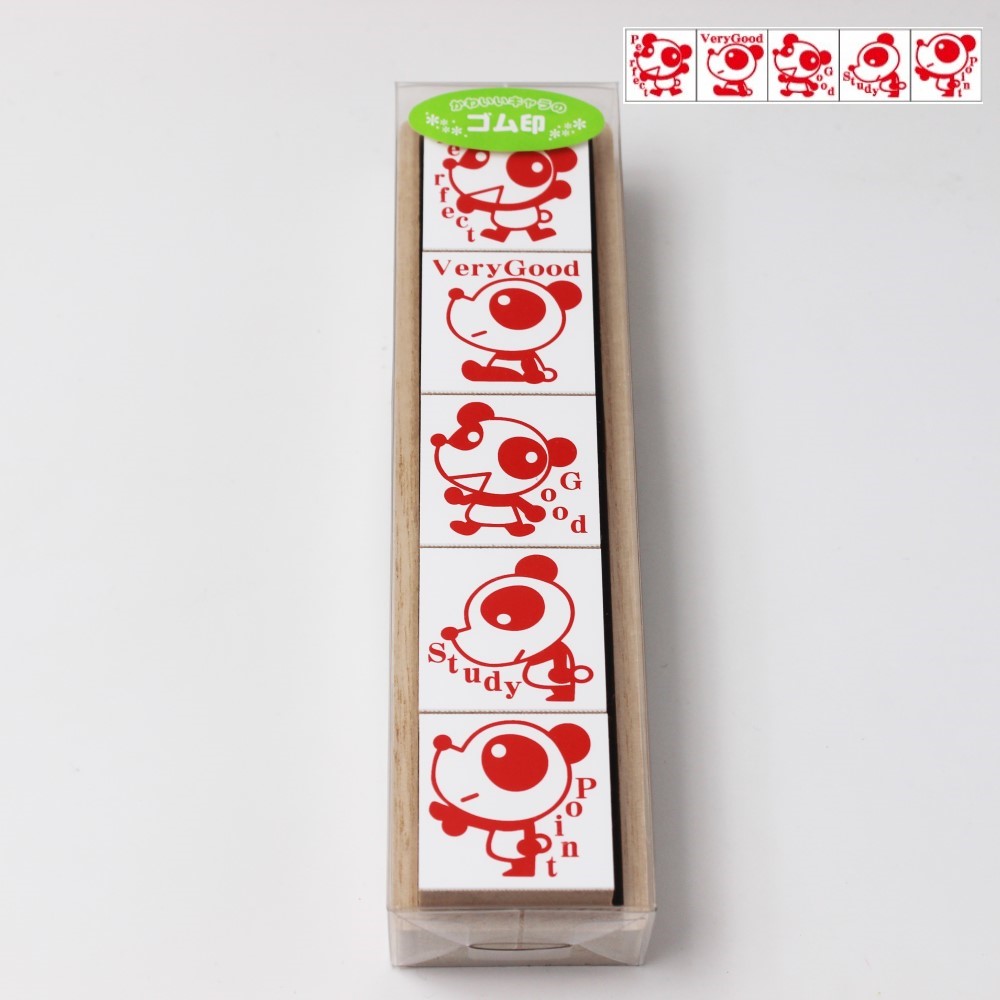 サンビー ティーチャースタンプ ゴム印 (5本組)SS-027