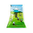 楽天【茶通亭】オンラインショップ富士山の形のパッケージ 茶っきり娘と茶畑イラストの可愛いデザイン 「深蒸し緑茶 富士山型 140g」お茶 緑茶 煎茶 大容量