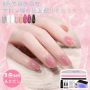 【秋色新作祭P12倍×最大10%OFF券】 Biutee ジェルネイル カラージェル 15ml 8色セット ポリネイルジェル セット ledライト付き 8色ネイ...