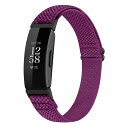Runostrich コンパチブル Fitbit Inspire2/Inspire HR/Inspire ナイロン弾性スポーツバンド交換用ストレッチバンド スト...
