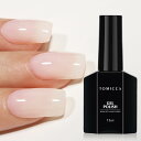TOMICCA ジェルネイル シアーカラージェル 単色 乳白色 ホワイト 透明感ある 15ml UV/LED対応 初心者&プロ適用 ポリッシュタイプ セルフネイル(4)