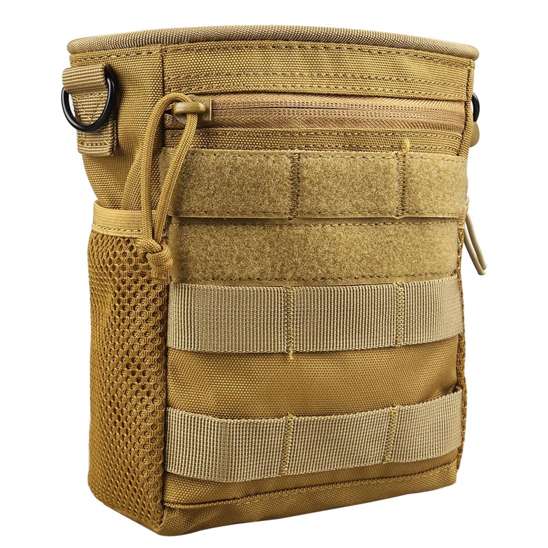 JETEDC（ジェットイデイシイ）MOLLE ダンプポーチ 収納 ミリタリーポーチ 収納ベルトバッグ (深いカーキ)
