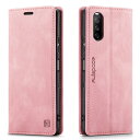 Xperia 10 III SO-52B SOG04 ケース Xperia 10 III Lite XQ-BT44 手帳型 SONY ソニー so52b 手帳ケース エクスペリア10 III カバー docomo スマホケース case RFID磁気防止 スキミング防止 マグネット式(Sony Xperia 10 III SO-52B / SOG04 / XQ-BT44対応)ピンク