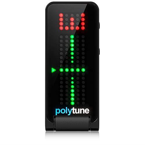 PolyTune Clipは、3つのチューニング・モードを搭載。全ての弦を同時にチューニング可能なポリフォニック・チューニングに加え、一般的なクロマチック・チューナー・モードと、±0.02セントの精度を誇るストロボ・チューナー・モードも選べます。PolyTune Clipは、最高水準の性能を備えながらも、設置時にギターや奏者の姿の邪魔にならないように配慮されたデザインに仕上がっています。本体はペダル版PolyTuneよりも一回り小型化され、バッテリー寿命の延長に寄与しています。PolyTune Clipは、スマートフォンやタブレットでおなじみの自動回転機能を搭載。右、左等、設置の向きに関わらず、手動での設定や操作を必要とせずに、表示の向きが自動的に調整されます。PolyTune Clip Blackは、ブラック・フィニッシュの凛としたエレガンスを漂わせつつ、クリップ式チューナーならではの機能とデザインを備え、素早く高精度にチューニングを行えます。PolyTune Clip BlackはPolyTune Clipのオプション・カラー製品であり、チューニング機能は、両製品とも同一仕様となります。説明 商品紹介 PolyTune Clip Black(ポリチューン・クリップ・ブラック)は、全6弦のチューニング情報を一気に表示できるポリフォニック・モードの他、単音チューニングのクロマチック・モード、+/-0.02セントの超高精度ストロボ・チューニング・モードといった、あらゆるシーンに対応するチューニング・モードを、クリップ式のコンパクトなケーシングに内蔵しています。 ご注意（免責）＞必ずお読みください 2020年9月発売のロットより、タイ製から中国製に生産国が変わりました。