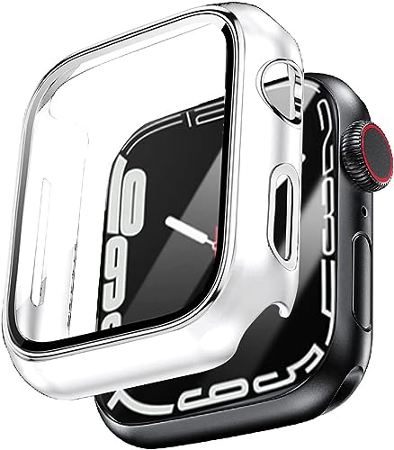 アップルウォッチ カバー apple watch ケース 【高級仕様】 保護 Pellforia ホワイト 白 × 銀 シルバー 44mm 6 se 5 4 アップルウォッチ カバー apple watch ケース 【高級仕様】 保護 Pellforia ホワイト 白 × 銀 シルバー 44mm 6 se 5 4