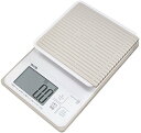 タニタ クッキングスケール 防水 丸洗い可 0.1g単位で3kgまで計れる KW-320 WH キッチンスケール キッチン はかり 料理 デジタル