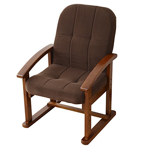 山善(YAMAZEN) 組立て要らず 立ち上がり楽々高座椅子 モカブラウン KMZC-55(MBR)6