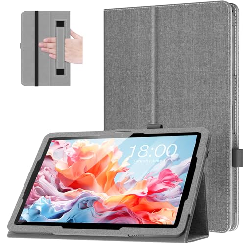 MoKo TECLAST P30T/P30 ケース ODEA A10 ケース Android 14 8コア 10インチ用保護カバー Teclast P30T/P30/ODEA A10タブレット専用ケース スタンドケース 手ホルダー付き ペンシル収納ゴム付き 8コアモデルに適用 薄型軽量 手帳型保護ケースの商品画像
