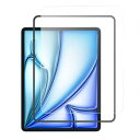 NIMASO ガイド枠付き アンチグレア iPad Air 11インチ 第6世代 2024用 フィルム 強化 ガラスフィルム サラサラ 反射低減 指紋防止 保護フイルム アイパッド エアー 11 DTB24E1255