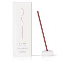 suya お香 白檀 サンダルウッド インセンス 30本入り 陶器香立て付き
