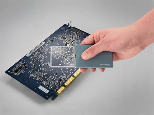 ESCHENBACH(エッシェンバッハ) 携帯用薄型ライトつきルーペ イージーポケット メタリックブルー 4倍 ドイツ製 1521-22