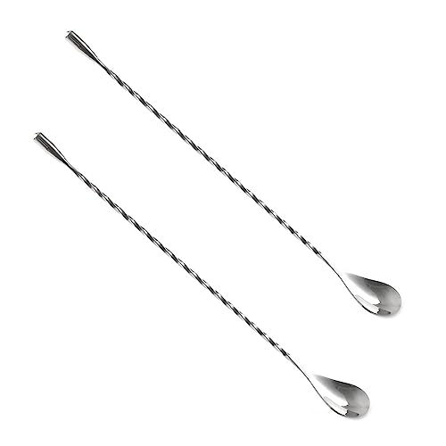 バースプーン マドラー 30cm 18-8ステンレス かき混ぜ棒 おしゃれ バーテンダーセット カクテル ヨーグ..