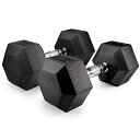 【2個セット】ヘックスダンベル 15kg ダンベル 鉄アレイ キャストアイアン Hex 15