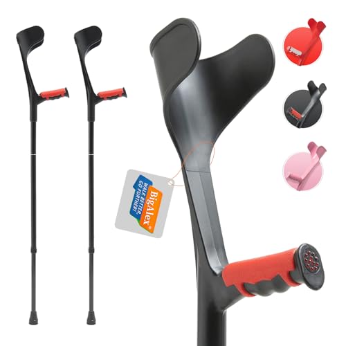 ビグアレクス（BigAlex）クラッチ杖 松葉杖 まつばづえ ロフストランドクラッチ 折りたたみ 折り畳み ..