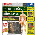 バンテリンサポーター 腰椎コルセット 大きめ/Lサイズ(へそ周り 8-...(4)