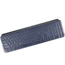 Logitech MX Keys S ワイヤレスキーボード/Logitech MX Keys Advanced Wireless Keyboard/Logitech Craftキーボード用キーボードカバー 超薄型シリコンキーボード保護アクセサリーカバースキン - クリア