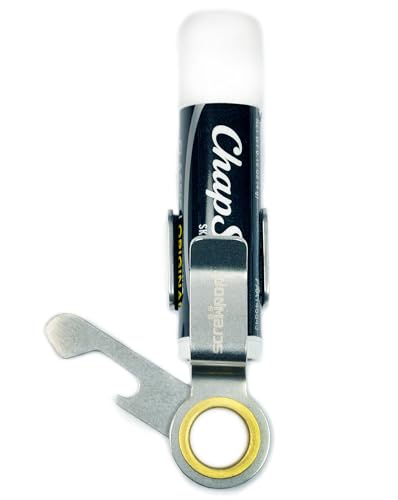 Screwpop スクリューポップ リップスティックホルダー マルチツール ステンレススチール カラビナキーホルダー ツールボトル キーチェーン キーリング 栓抜き機能付