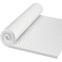 Homwarm マットレス ベットマット 高反発 敷布団 厚さ5cm 抗菌防湿 毛玉防止 汚れ防止 高通気性 高密度32D (セミダブル (120*195*5cm), 白)