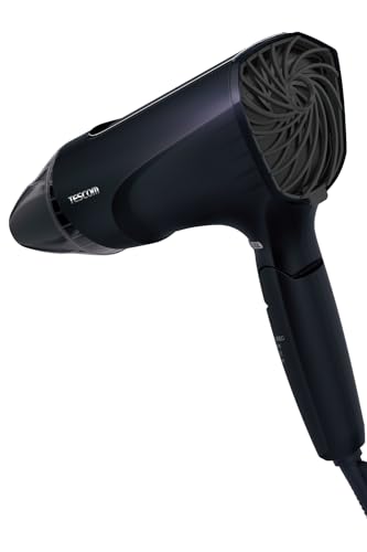 テスコム ヘアドライヤー プロテクトイオン 速乾 軽量 冷風 折りたたみ 大風量 大風圧 ラク抜きプラグ ..