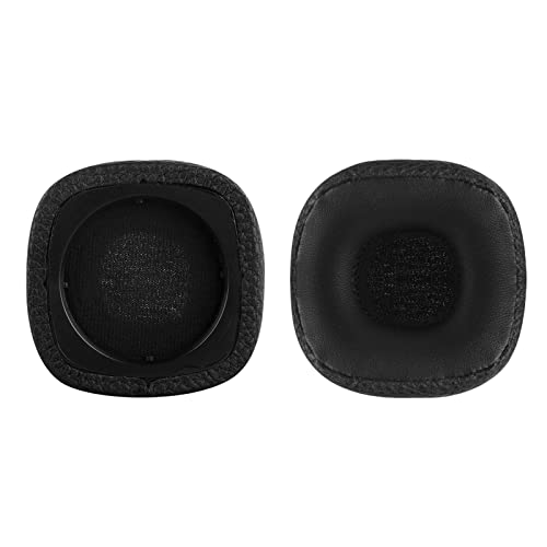 Geekria イヤーパッド QuickFit 互換性 パッド マーシャル Marshal Major III Wired, Major III Bluetooth Wireless, MID ANC ヘッドホンに対応 パッド イヤー/イヤーカップ (プロテインレザー/ブラック)