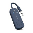 Avantree Relay - 飛行機用プレミアムBluetooth 5.3アダプター、すべてのヘッドホンに対応、aptX 低遅延、2台のヘッドフォンまたはAirPodsに対応、機内、TV、ジム、タブレット用ワイヤレスオーディオトランスミッター、イヤホンジャック 3.5mm対応