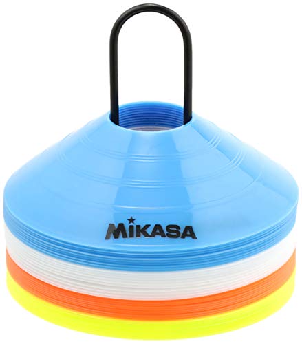 ミカサ(MIKASA) マーカーコーン 40枚セット オレンジ/ホワイト/イエロー/ブルー 各10枚 CO40-MINI