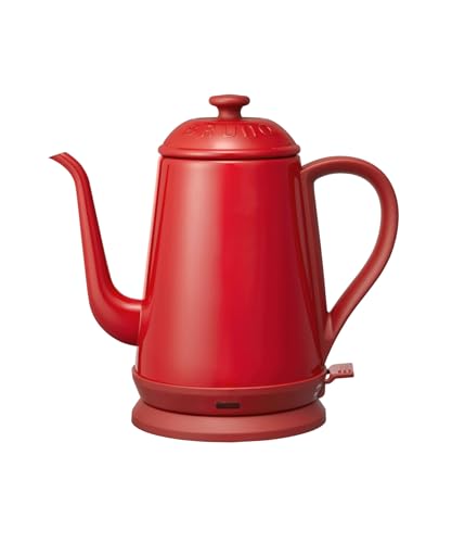 BRUNO ブルーノ ケトル 電気 電気ケトル 最大容量 1.0L 自動電源オフ 空焚き防止 一人暮らし かわいい ステンレスデイリーケトル レッド 赤 BOE072-RD