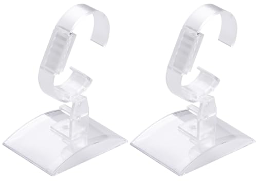 GJTr 腕時計 ウォッチ ディスプレイ 展示 用 スタンド 可変 調節 可能 クリア 透明 2個 セット