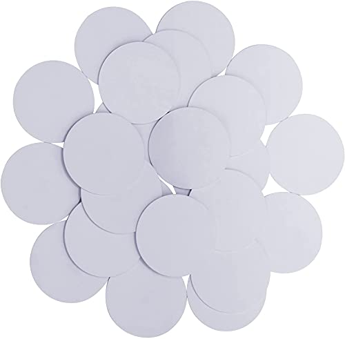 YFFSFDC NFCタグ NTAG215 コイン型カード【30枚入り】NFCタグ NFCコイン 防水 直径25mm 504バイト PVC..