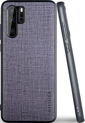AIORIA Huawei P30 Pro ケース 生地パターンレザー高級完全に保護純色スマホケースHuawei P30 Pro(P30 ..