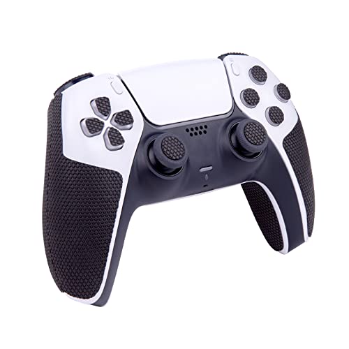 【 グリップ力強化 & 吸汗力強 】 TALONGAMES PS5 用 コントローラーグリップ クラシックバージョン アンチスリップテープ PlayStation 5 DualSense 滑り止め グリップ テープ 十字キーパッドシール付き 滑り止め グリップシール カット済 2