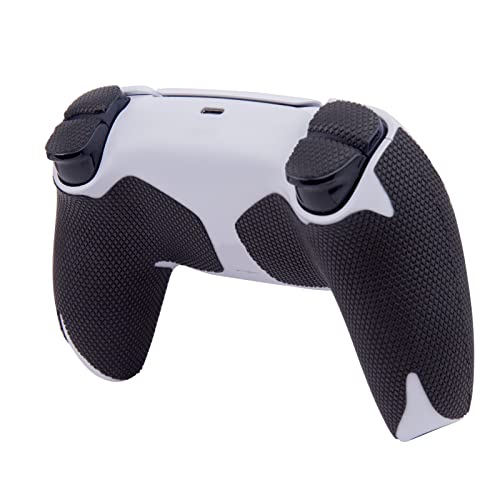 【 グリップ力強化 & 吸汗力強 】 TALONGAMES PS5 用 コントローラーグリップ クラシックバージョン アンチスリップテープ PlayStation 5 DualSense 滑り止め グリップ テープ 十字キーパッドシール付き 滑り止め グリップシール カット済 3