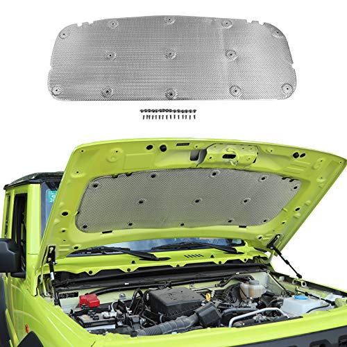 ANTC 車用断熱マット 断熱 吸音 熱反射 遮音防音材料 エンジン 適用 スズキ ジムニーJB64W JB74W アクセサリー 111cm*44cm・★適用車種 : ANTC車用断熱マットはスズキジムニー jb64w jb74wに適用しています。 ご購入の前に、お使いの機種に適合しているかご確認ください。・★商品規格 : 高温難燃材の防音綿と厳選された高アルミ箔制 サイズ : 111cm*44cm パッケージ内容：ジムニーフード吸音パネル×1・★性能：酸化防止、抗老化、耐腐食、紫外線防止、優れた水蒸気を浸透する防止能力。雨が降ったときにボンネットの霧が視界に影響を与えるのを防ぎます。加えて，断熱ウールの存在は、エンジンルームカバーの表面の塗料をある程度の急速な酸化から保護することができます・★取り付け方式：ジムニーシエラの車種に対して特別に設計し、バックル固定の方法を採用して、自分で裁断する必要がなく、設置が便利で、整然とした美観、格調が上昇します・★一します：わが社の製品は全部慎重に設計された厳格な検査を受けました。目的はお客様に100%させることです。わが社の製品に不満を感じたり、車に合わなかったらいつでも払い戻しできます。また、一のをします。して買ってください。ブランド: ANTCメーカー: ANTCJAN: 0782899325135