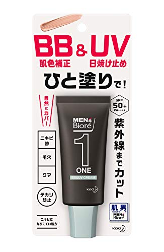 メンズビオレONE BB UVクリーム SPF50 /PA BBクリーム 30グラム ベージュ