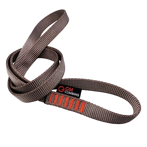 乐天商城 - GM CLIMBING UIAA CE 認証 22kN 16mm ナイロンスリング 登山 クライミング用 スリング ランナー アウトドア ビレイ レスキュー ツリークライミング 長さ 30cm 1本入り グレー