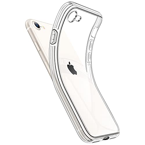 NIMASO ケース iPhone SE 第3世代 用/iPhone SE2 / iPhone8 / iPhone7 用 軽量 ケース ソフト クリア TPU カバー ベーシック シリーズ アイフォン SE2 8 7 用 4.7インチ用 NSC20K159・【機種】New iPhone SE 第3世代（2022）用 / iPhone SE 第2世代（2020）用 / iPhone8 用 iPhone7 用 デザイン ※2022年6月12日からケースのデザインが少し変わり、従来よりもっと耐衝撃や黄変しにくい仕様の進化版に変更致しました。新しいデザインはストラップホールがついていない仕様になっていますので、予めご了承ください。・【スクリーン&カメラ保護】フチをわずかに高く設計することで、iPhoneを平らな場所に置いたときにスクリーンやカメラがこすれて傷つくのを防ぎます。・【衝撃吸収】柔軟性のあるTPU素材を採用し、外部からの衝撃をしっかりと吸収します。さらに、柔軟性のため、着脱も容易にできます。・【精確なカットアウト】実機に基づいく精確なカットアウトによって、本体機能に影響せずに、本体の露出を可能な限り下げました。2022年6月12日からの新しいデザインはストラップホールがついていない仕様になっていますので、予めご了承ください。・【スリム】軽量な上、厚みもかさばることありません。【ご注意】2種類のパッケージがございますが、どちらも品でございますのでごください。ブランド: NIMASOメーカー: NIMASO型番: NSC20K159